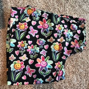 Flower scrub top